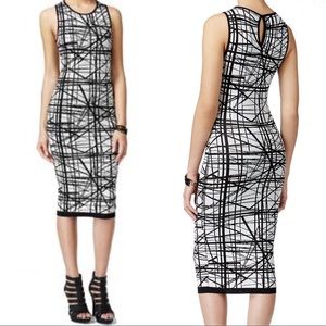 XOXO Juniors  Midi ✨HP✨ Stretch Bodycon Dress Retro Deadstock NWT NEW